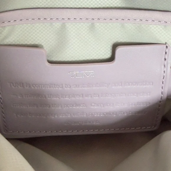 TUMI Voyageur Tyler Crossbody Organizer Pockets Bag in Lilac - Picture 14 of 16